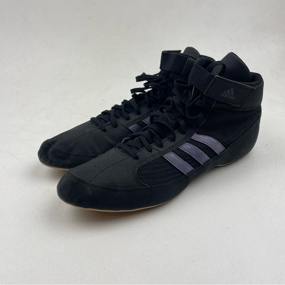 Adidas Men’s Hvc 2 Wrestling Shoes Black AQ3325 Lace Up High Top Size 13